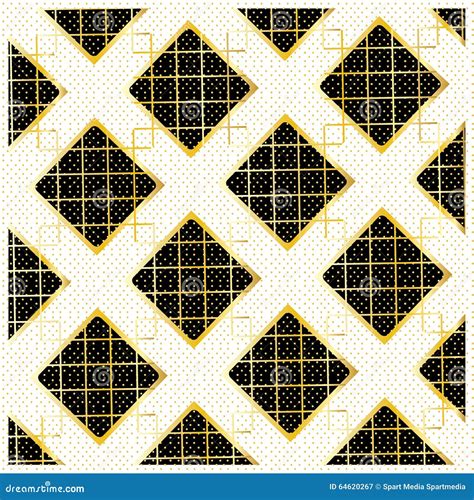 Diamond Checkered Pattern Vector Template Home Decor Stock Vector