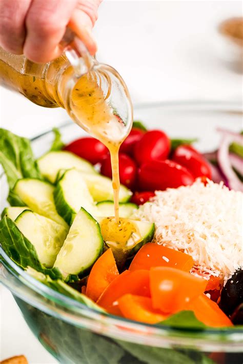 Simple Italian Vinaigrette - Garnish & Glaze