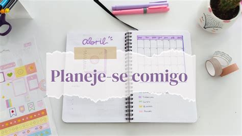 Planeje Se Comigo De Abril Bullet Journal Youtube