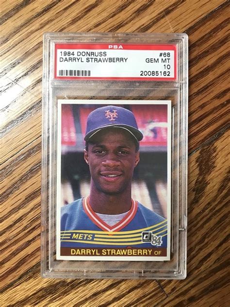 1984 Darryl Strawberry Donruss 68 PSA 10 Gem Mint Official RC