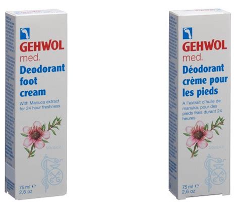 GEHWOL med Déodorant crème pour les pieds GW med Fussdeo Creme 75