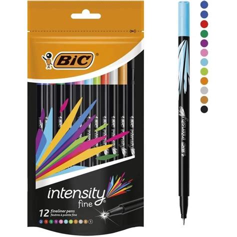 Ecriture Intensity Stylos Feutres Pointe Fine 0 8 Mm Couleurs