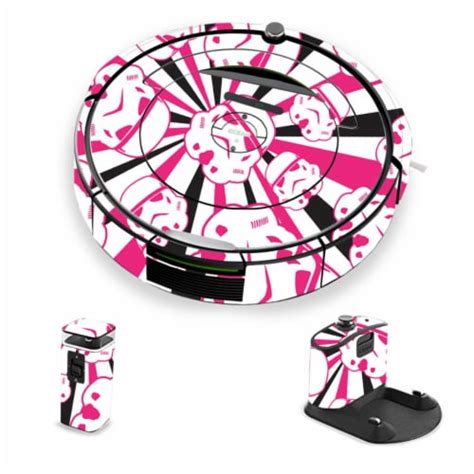 Mightyskins Irro Pink Trooper Storm Skin For Irobot Roomba Robot