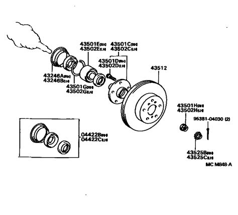 Front axle hub на Тойота Карина CT190 - Запчасти - Амаяма (Amayama)