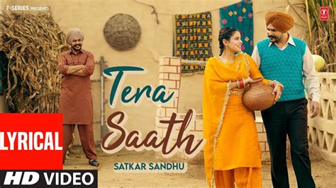 Check Out The Lyrical Music Video Of The Latest Punjabi Song Tera Saath