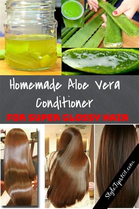 Homemade Aloe Vera Conditioner Aloe Vera Healthy Hair Natural Hair