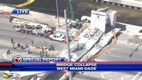 Police say "mass casualty situation" after Miami bridge collapse