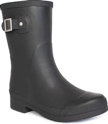 Amazon Chooka Women S Waterproof Solid Mid Height Rain Boot Mid