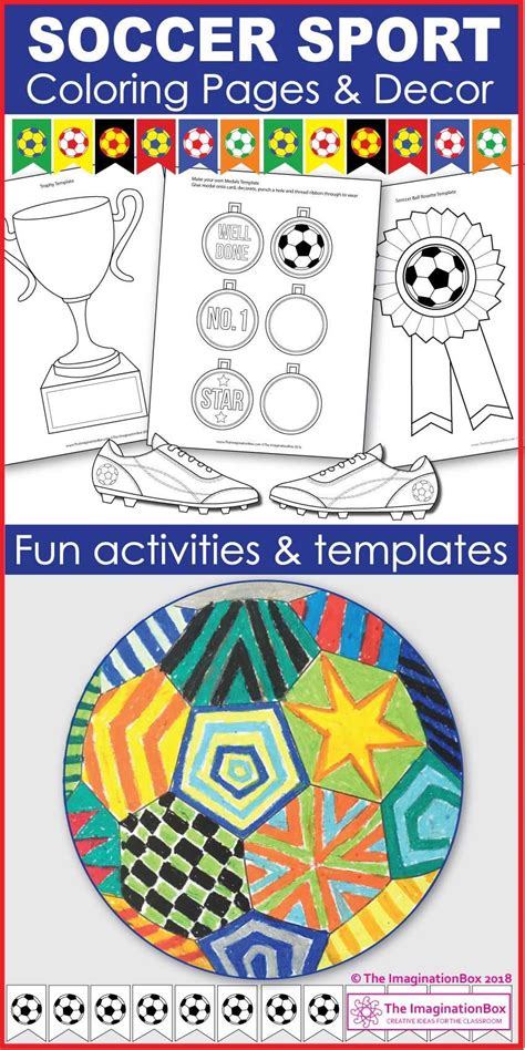 This Fun Soccerfootball Theme Art Activity And Decor Resource Is Ideal