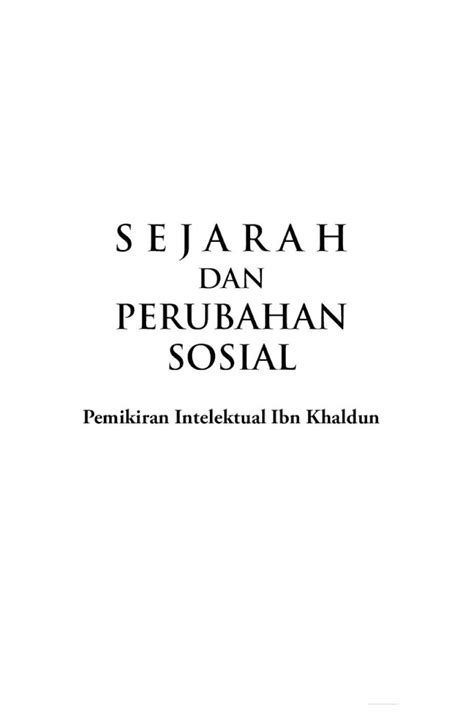 Pdf Sejarah Dan Perubahan Sosialdigitallibraryumpacid5402