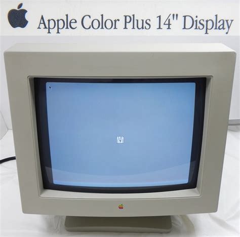 【傷や汚れあり】apple Color Plus 14 Display Monitor M1787 Macintosh 14型 アップル