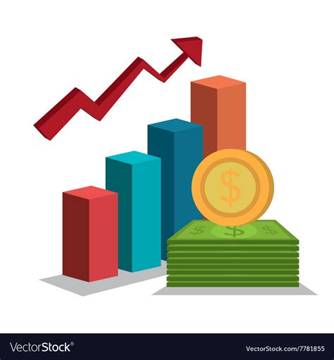 Profitable Growth Design Royalty Free Vector Image