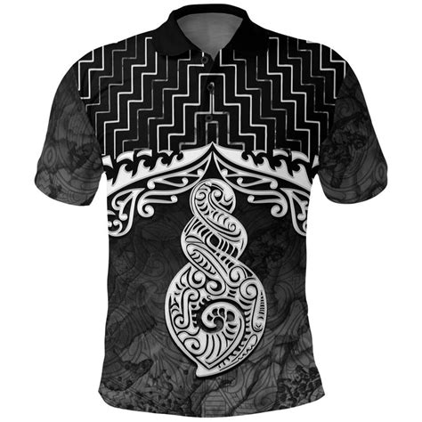 Aio Pride New Zealand Maori Polo Shirt Poutama Maori Twist Golf Shirt