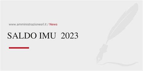 SALDO IMU 2023