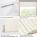 Amazon Artdix Cordless Linen Roman Shades Beige White Custom