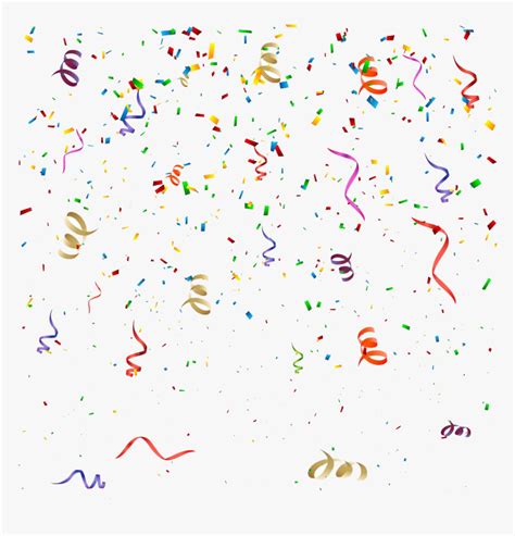 Birthday Confetti Png Photo Background - Confetti Powerpoint Template ...