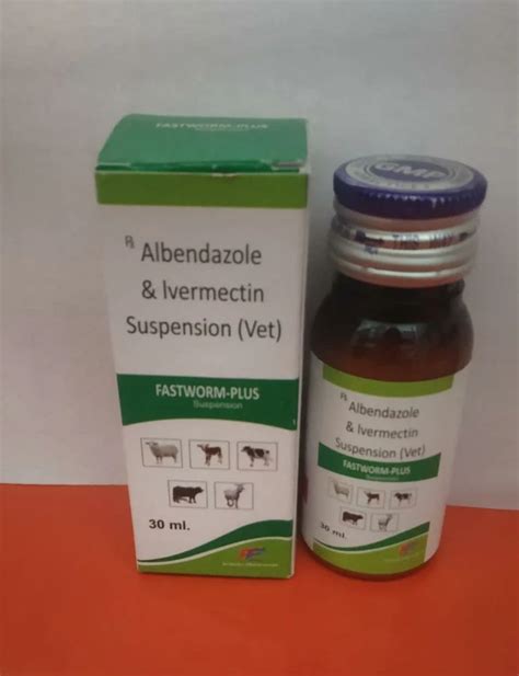 Fast Worm Plus Albendazole Ivermectin Suspension Vet At Rs 30 Bottle