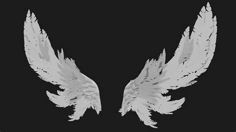 Angel Wings 3d Model Low Poly AR 3D Model Team 3d Yard