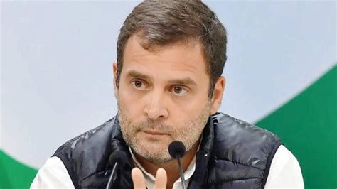 Rahul Gandhis Disqualification Congress To Hold Fast As Part Of