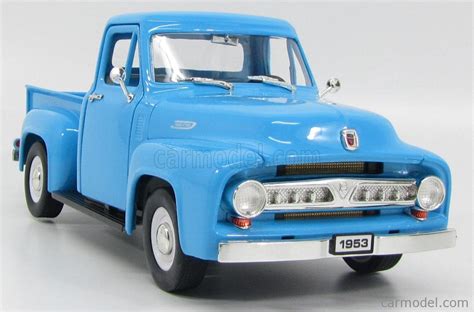 Lucky Diecast Ldc92148b Scale 118 Ford Usa F 100 Pick Up 1953 Light Blue