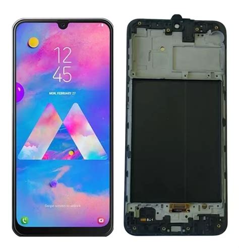 Display Tela Touch Lcd Compatível Galaxy M30 Aro M305 Preto Frete grátis