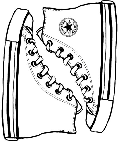 Converse Shoe Template