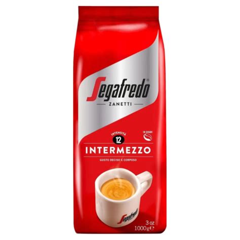 Kawa ziarnista SEGAFREDO Intermezzo WŁOSKA 1kg sklep kawa w biurze i domu