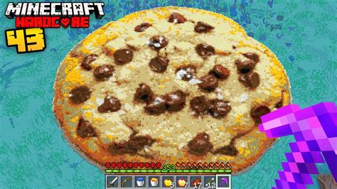 I Built The Worlds Largest Cookie In Minecraft Hardcore Minecraft Videos