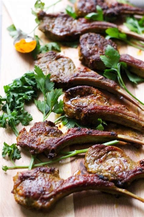 Turmeric Garlic Pan Fried Lamb Chops What Great Grandma Ate