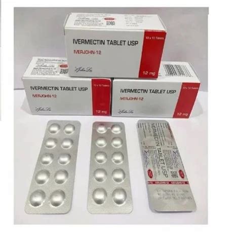 Iverjohn 12 Ivermectin 12mg Tablets At 200 Strip Of 10 Tablets