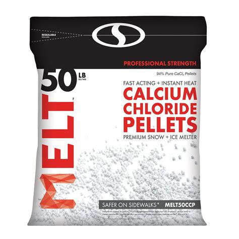 Snow Joe Melt50ccp 50 Lb Professional Strength Calcium Chloride Pellets