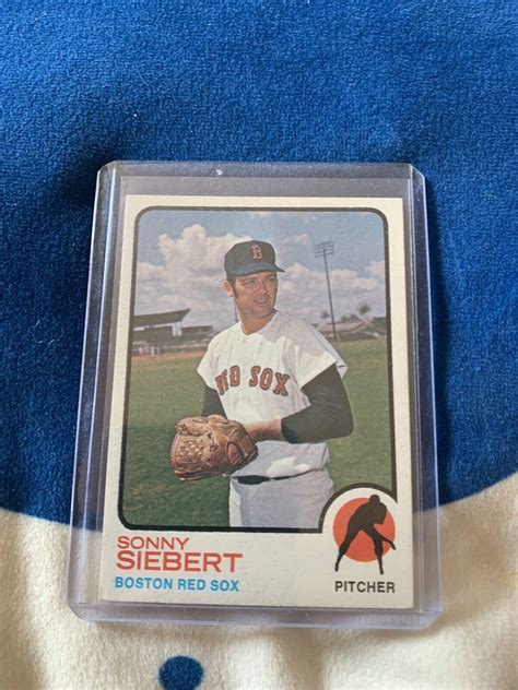 1973 Topps 14 Sonny Siebert Boston Red Sox Baseball Card EBay