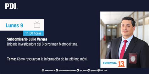 Pdi Chile On Twitter [entrevista🎙️] Subcomisario Julio Vargas De La