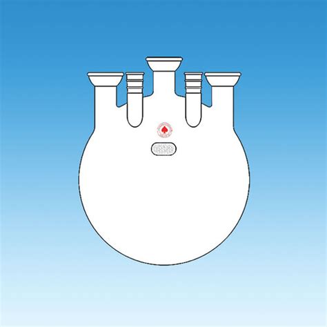 Spherical Reaction Flask 5 Neck Ace Glass Incorporated Round Bottom Flasks