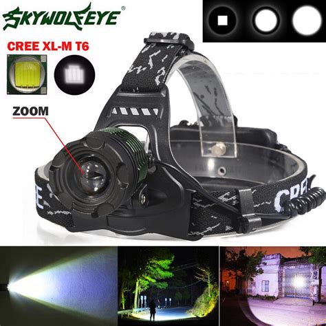 Skywolfeye Outdoor Headlamps Lm Xm L Xml T Led Headlamp