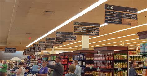 Supermarket Aisle Signs