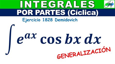 Integración por PARTES Exponencial por Coseno Integral cíclica e