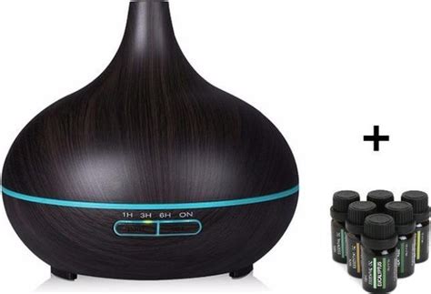 Aroma Diffuser Olie Set 6 Flesjes Verschillenden Geuren Handleiding