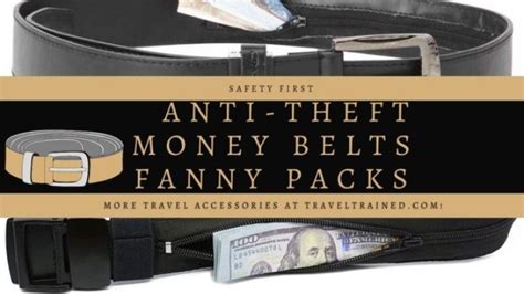 14 Best Anti-Theft Money Belts and Fanny Packs in 2022 | TravelTrained