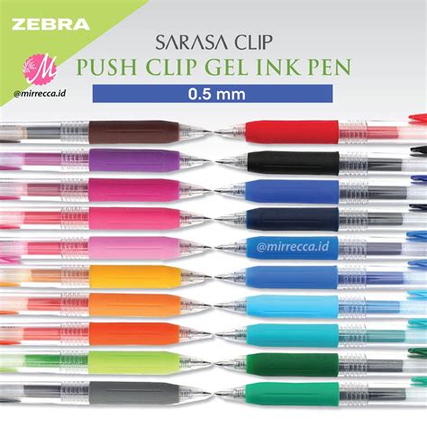 Jual Pulpen Gel Sarasa Clip Original Basic Color Bolpen Zebra