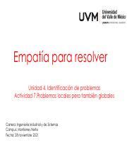 A7 EMPATIA PARA RESOLVER pdf Empatía para resolver Unidad 4