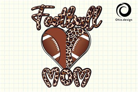 Football Mom Png Graphic By Ohio Design · Creative Fabrica