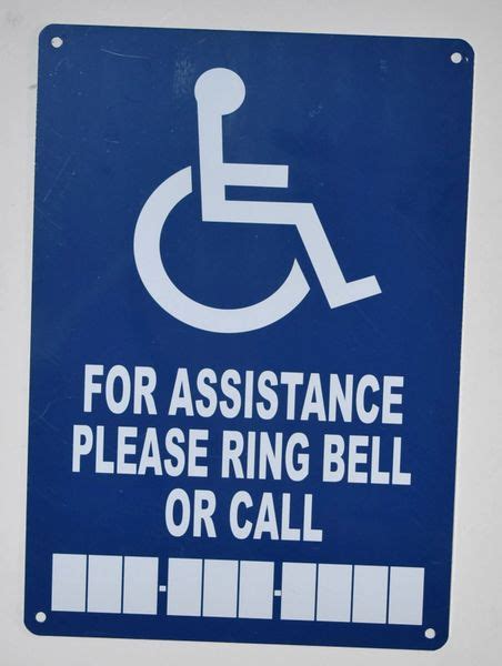 Hpd Signsfor Assistance Please Ring Bell Or Call Sign Aluminum Hpd