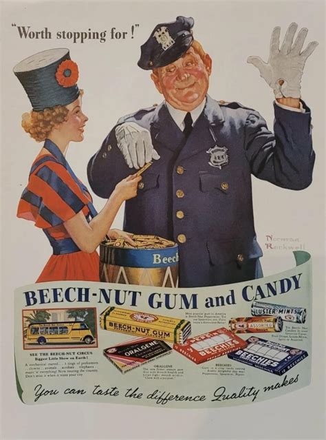 1937 Beech Nut Gum And Candies Advertisement R Vintageads