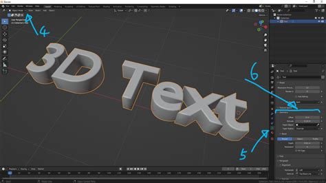 How To Make 3D Text In Blender