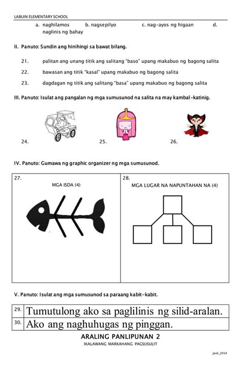 Second Periodic Test Grade 2 Pdf