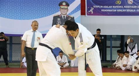 Polda Kaltara Gelar Kejuaraan Judo Kapolda Kaltara Cup Jendela