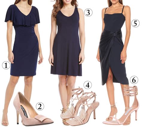 Outfits With Navy Blue Heels