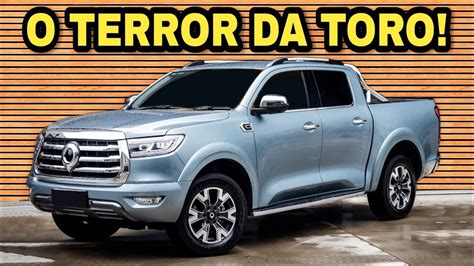 NOVA PICAPE CHINESA DA GWM QUE VAI ACABAR A FIAT TORO NO BRASIL