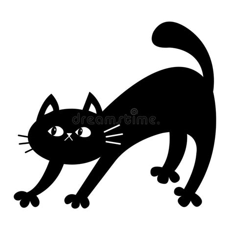 Gato Asustado De La Historieta Ilustraci N Del Vector Ilustraci N De